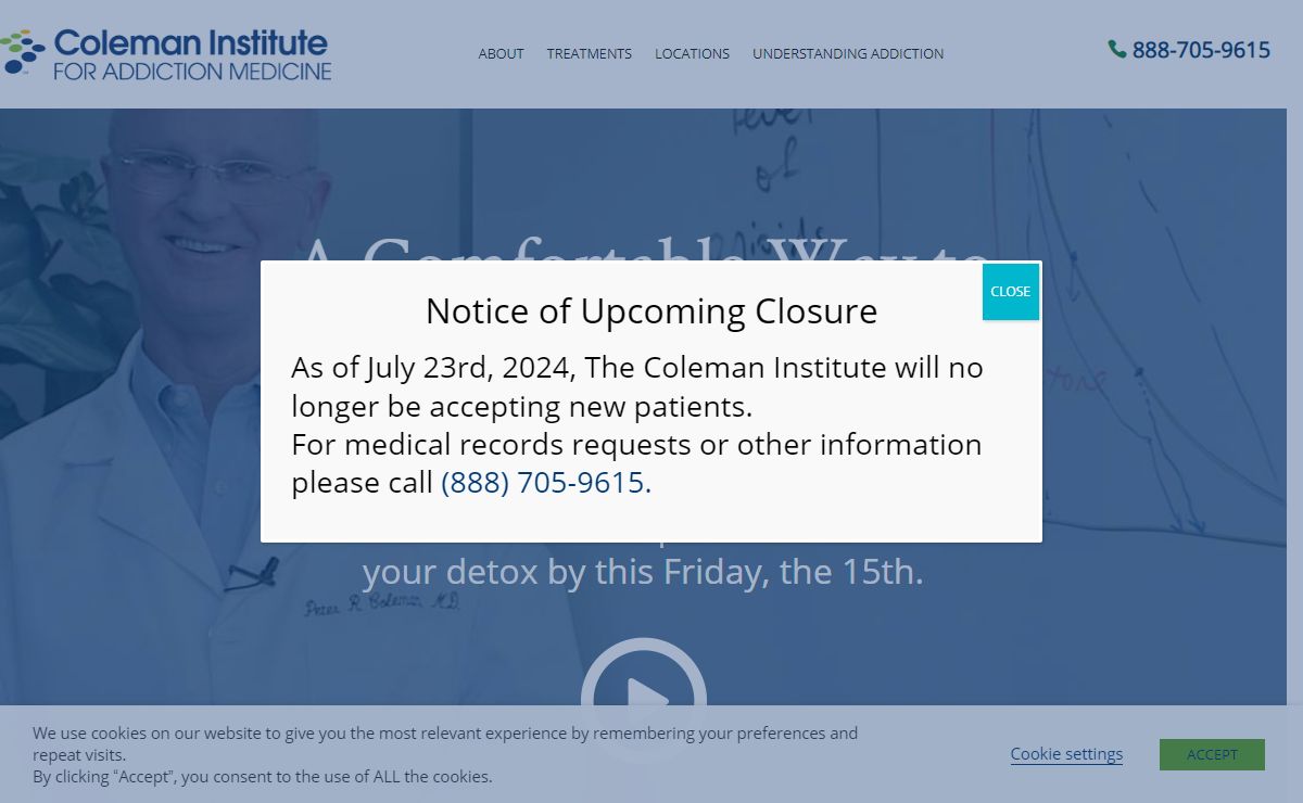 Outpatient Opioid & Alcohol Detox | The Coleman Institute