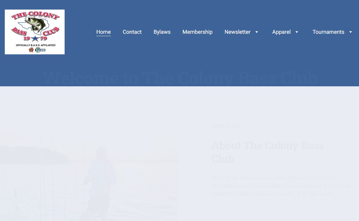 The Colony Bass Club - Friendly and Competitive Fishing Club in Texas | The Colony Bass Club