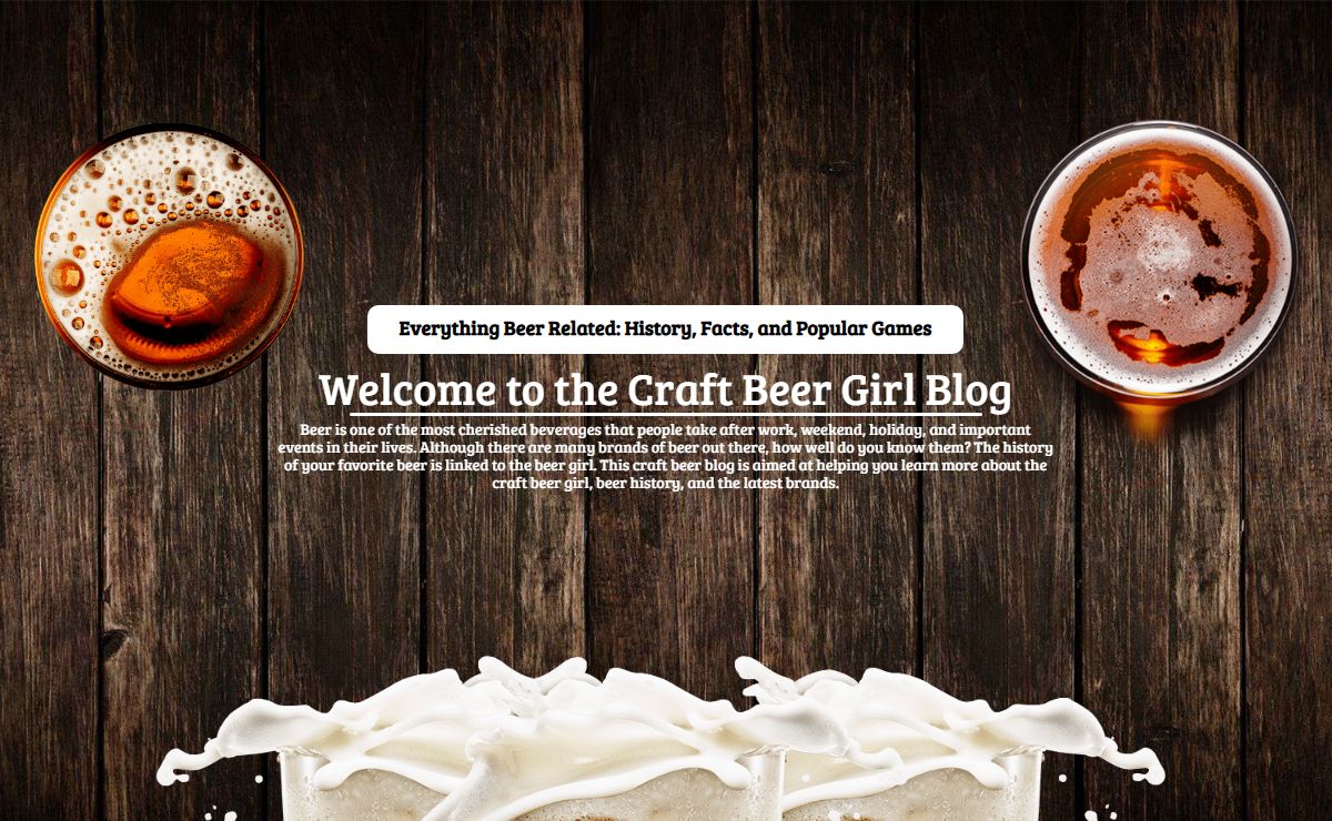 The Craft Beer Blog - The Bear Girl Casino Games