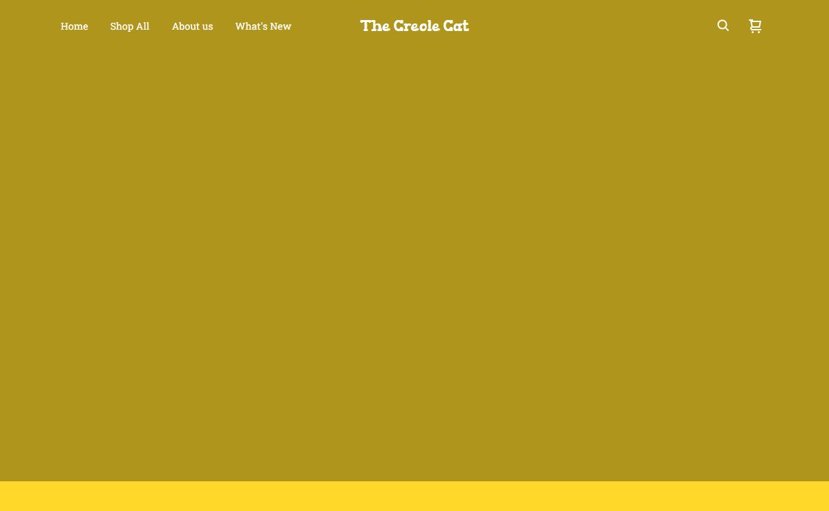 Home-2 | The Creole Cat