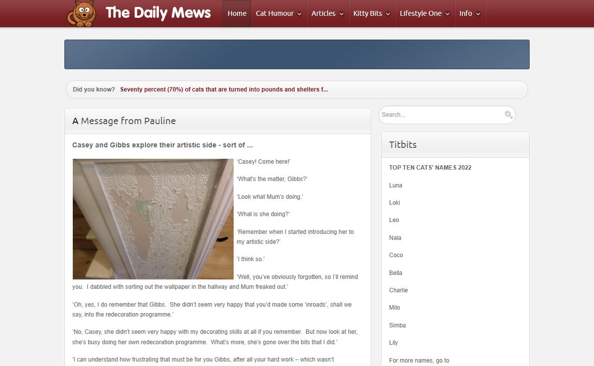 The Daily Mews - Purrfect Pages