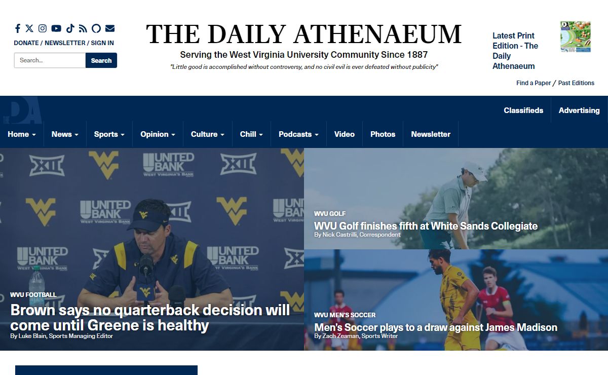 thedaonline.com | WVU's Independent Student Newspaper