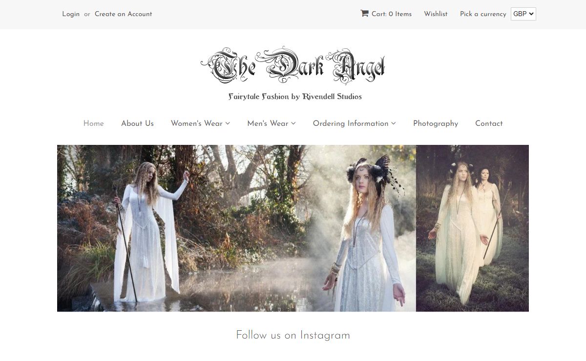The Dark Angel Design Co - Fairytale, Gothic, Bohemian Clothing