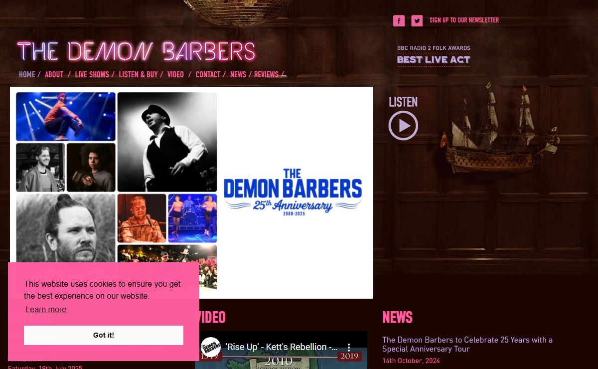 The Demon Barbers – Maverick English Folk
