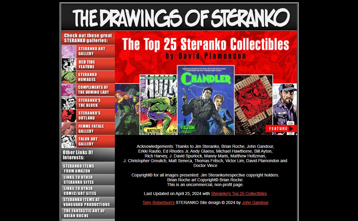 The Drawings of Steranko