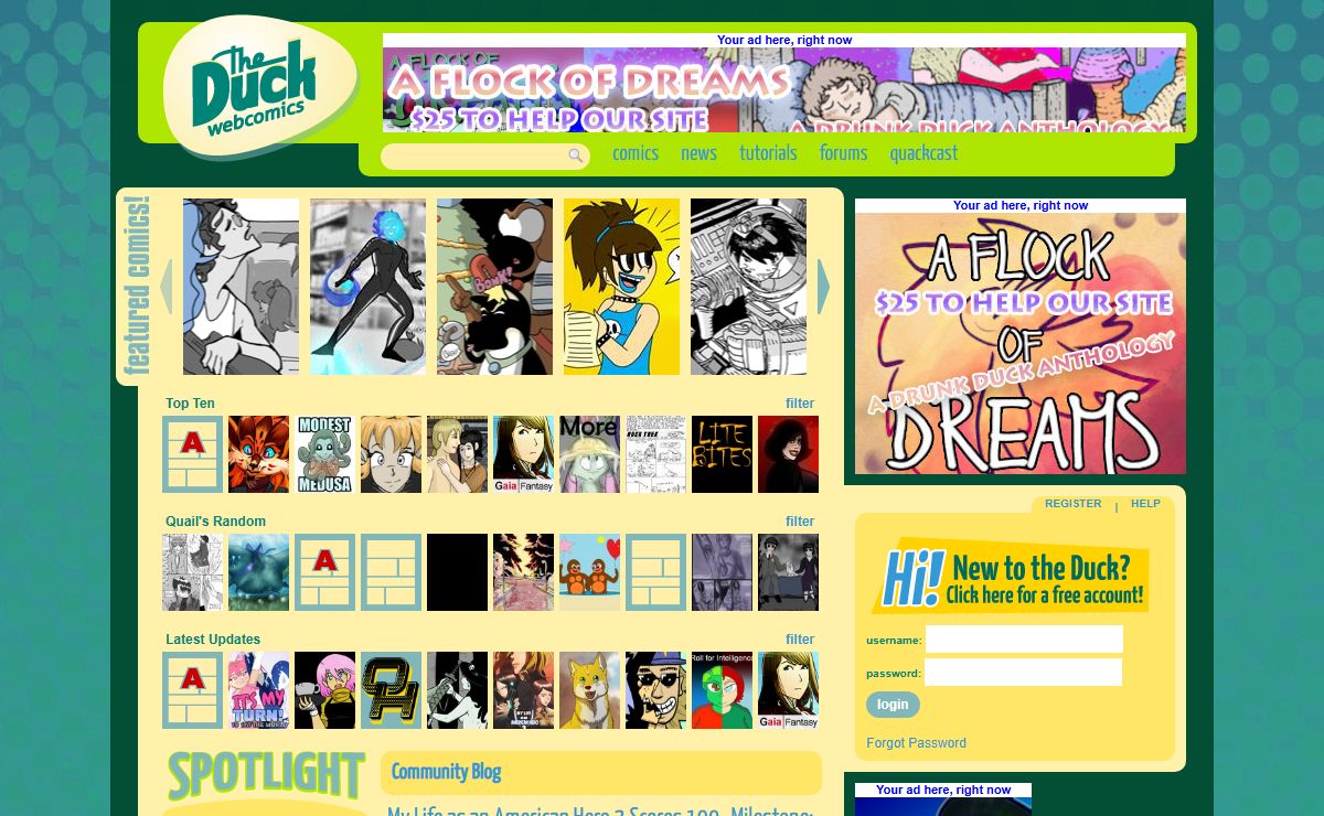 The Duck Webcomics