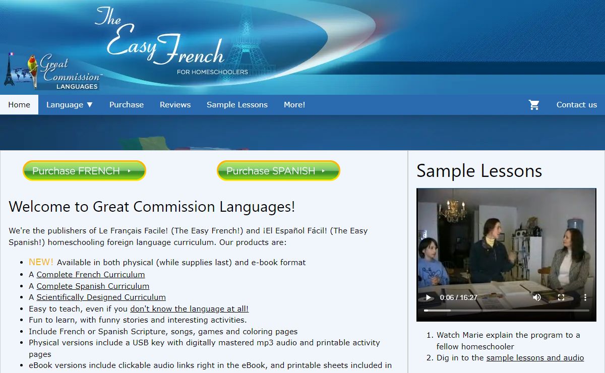 The Easy French and Spanish Home