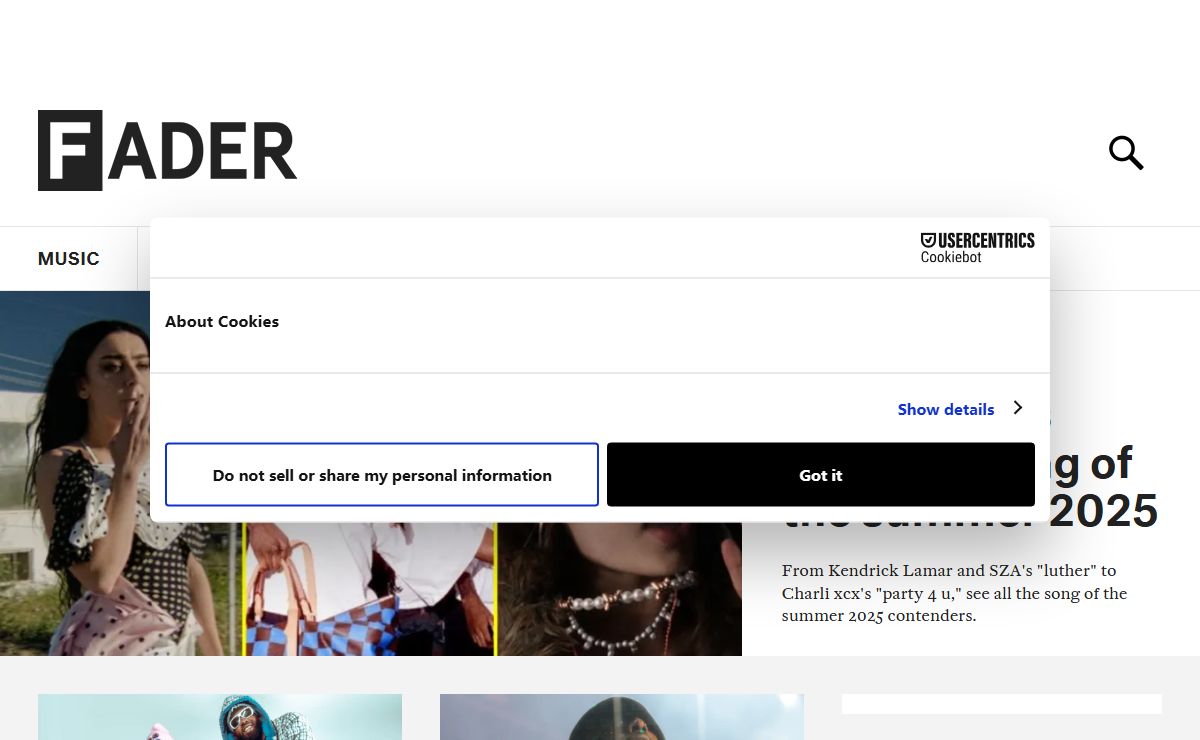 Home | The FADER