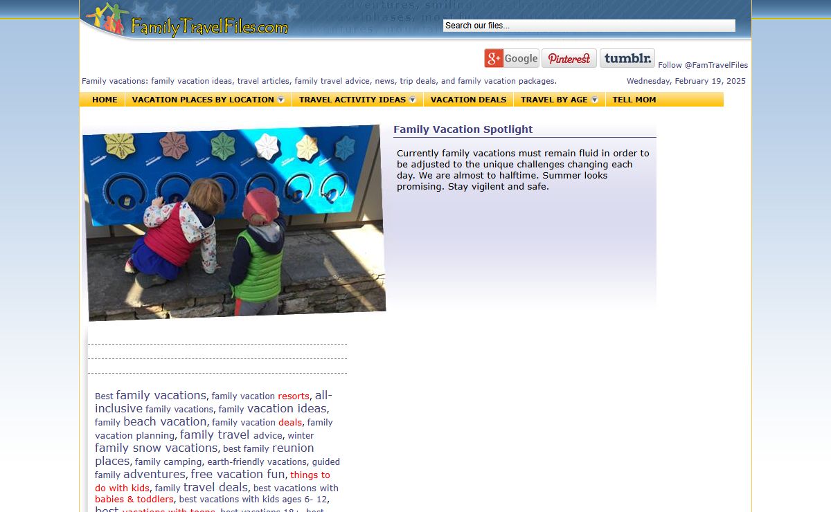 Family Travel Ideas, Advice, & Destinations | The Family Travel Files