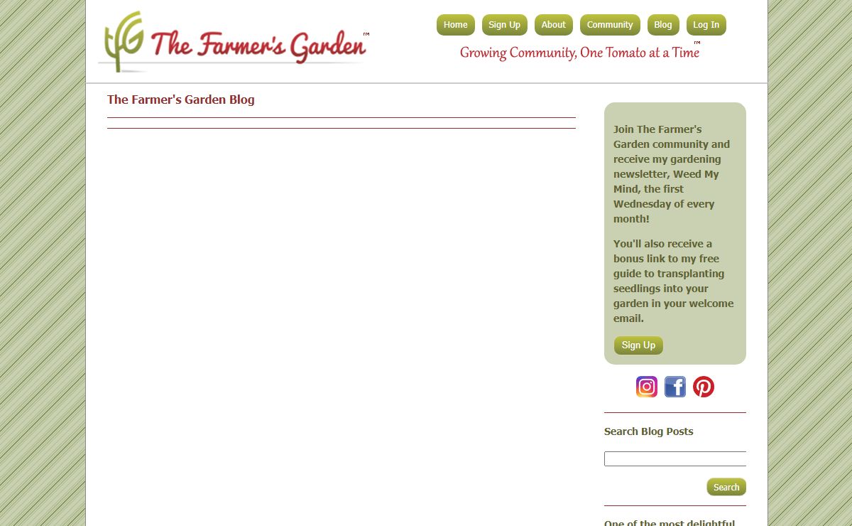 The Farmer's Garden - Read gardening tips and advice on our blog. Learn how to garden or become a better gardener.