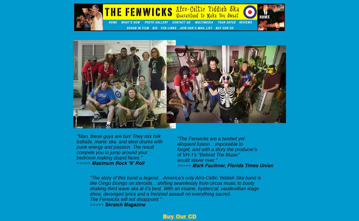 THE FENWICKS: SKA SKA SKA
