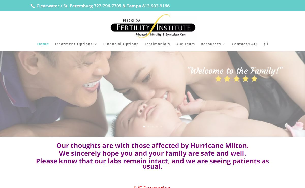 Tampa Bay Infertility Experts | IVF, IUI, Infertility Specialists