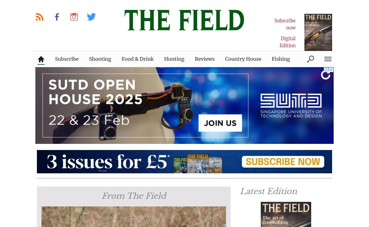 The Field | Countryside issues, hunting, fishing, gun dogs & gun reviews