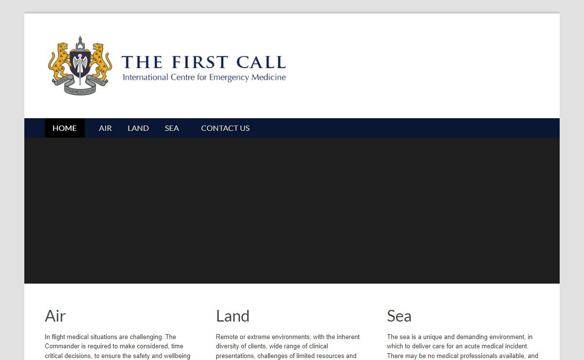 The First Call. Direct to Doctor remote medical support.