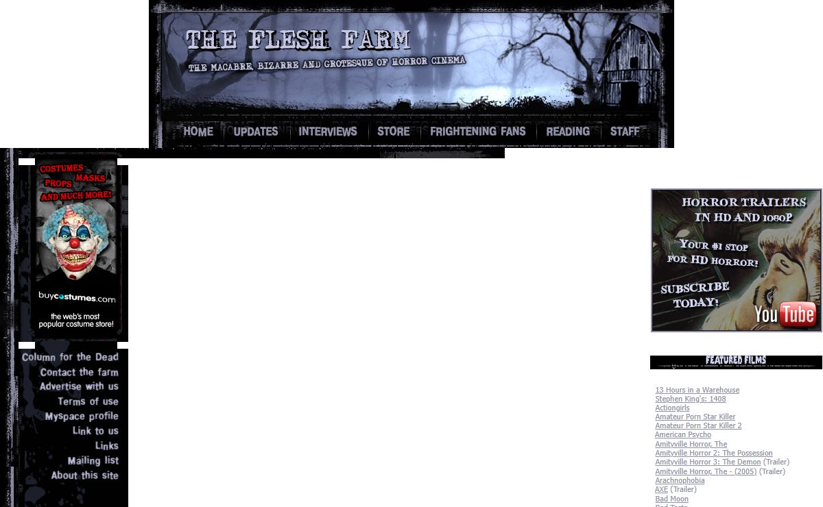 The Flesh Farm - The macabre, bizarre and grotesque of horror cinema!