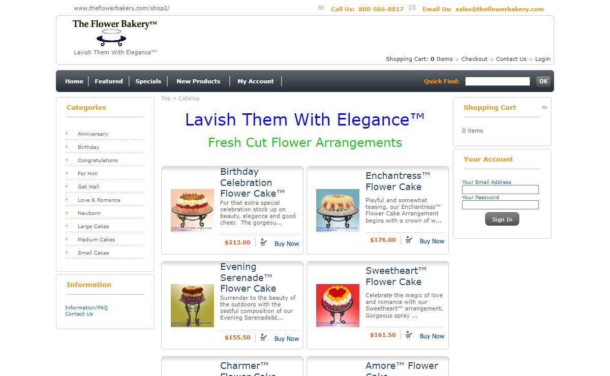 The Flower Bakery - Send unique flower arrangements,birthday flower cake gifts