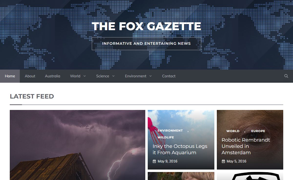 The Fox Gazette • Informative and Entertaining News