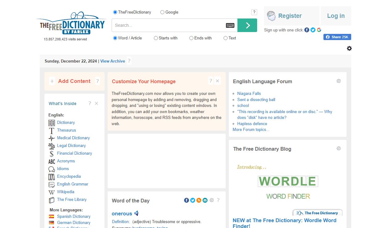 Dictionary, Encyclopedia and Thesaurus - The Free Dictionary