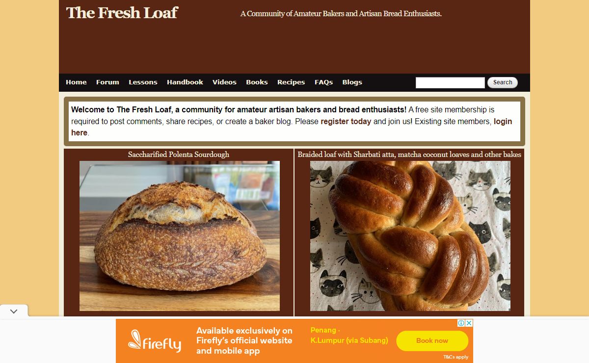 The Fresh Loaf | A Community of Amateur Bakers and Artisan Bread Enthusiasts.