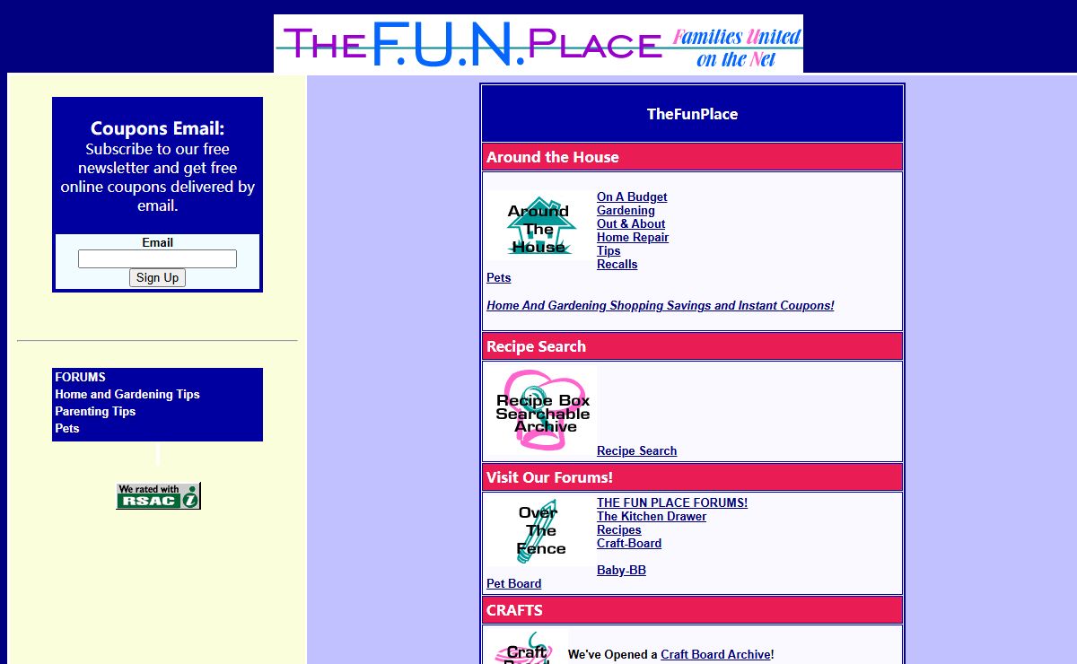 The F.U.N. Place - Families United on the Net
