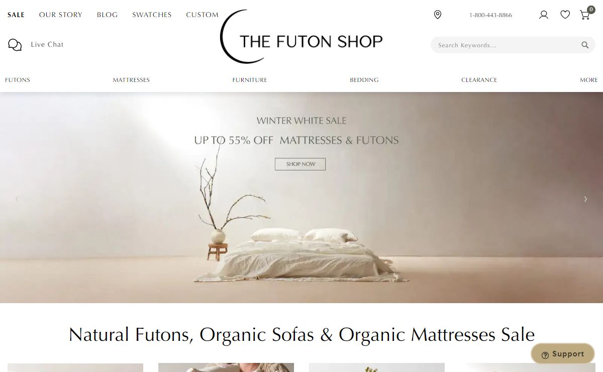 Organic Mattresses Sale | Futons California | Organic Sofas | The Futon Shop