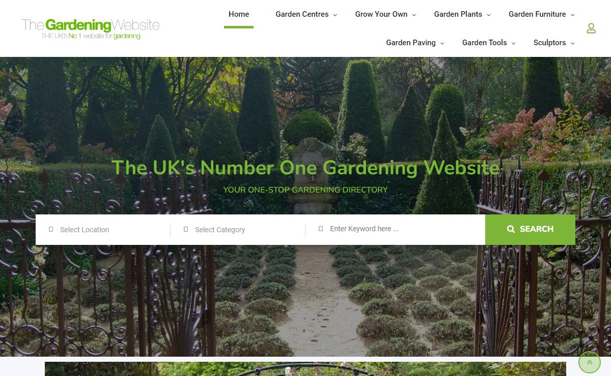 The Gardening Website - Everything for the Garden