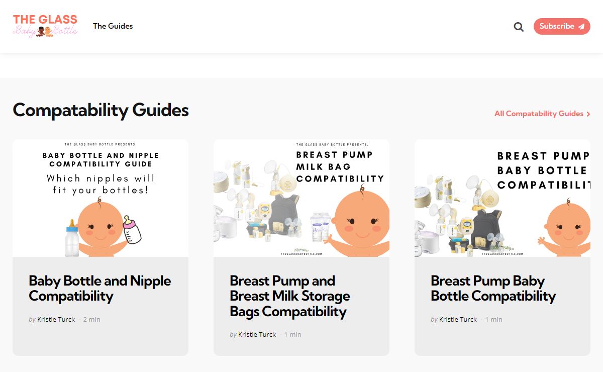 The Glass Baby Bottle - Tools and Tips for Parents