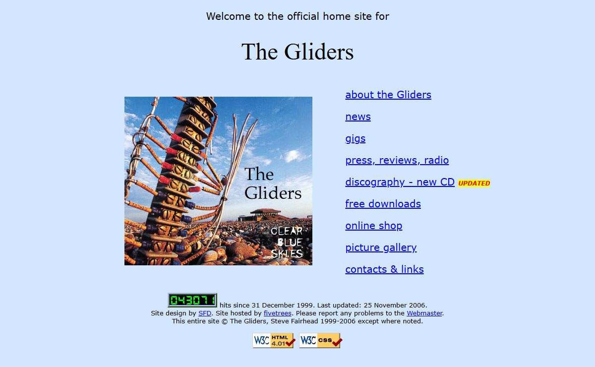 The Gliders - Official Home Site