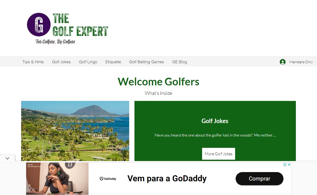 The Golf Expert | Golf Tips Jokes Lingo Etiquette Betting Games Equipment and more....