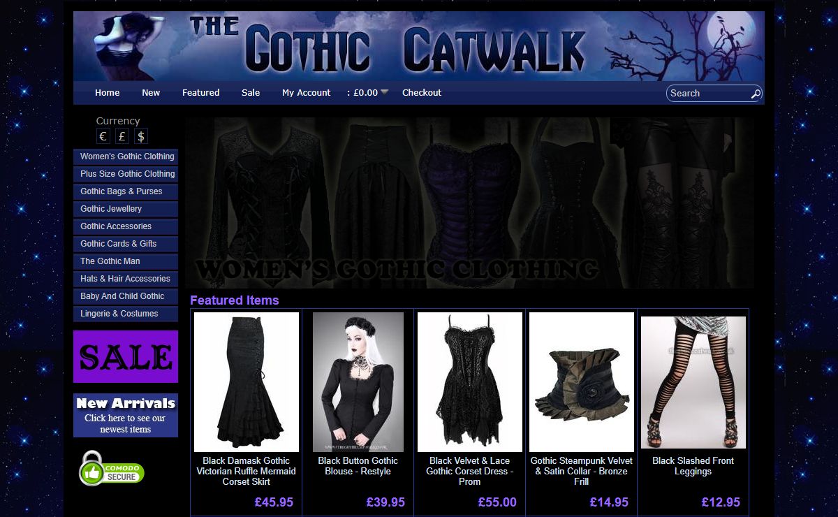 Gothic Clothing | Alternative Clothing | The Gothic Catwalk