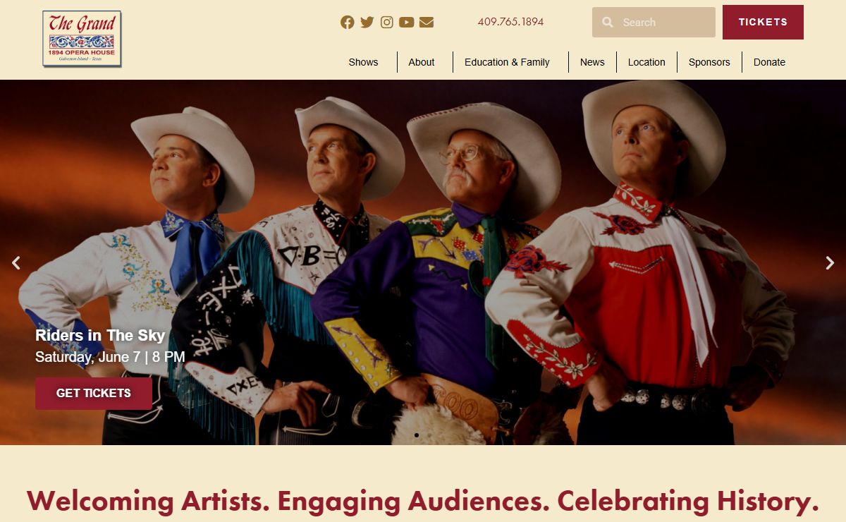 Official Website Of The Grand 1894 Opera House