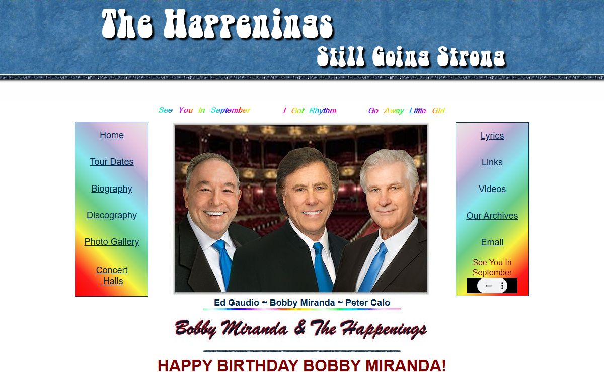 The Happenings Official Website