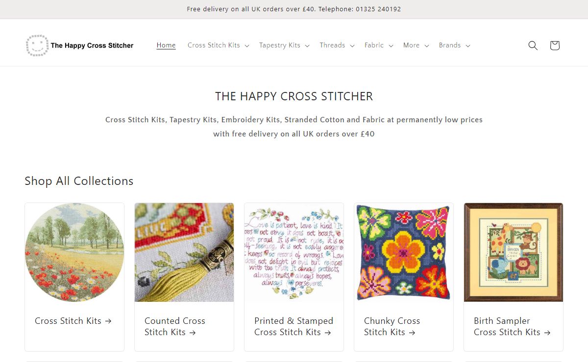 Cross Stitch Kits – The Happy Cross Stitcher