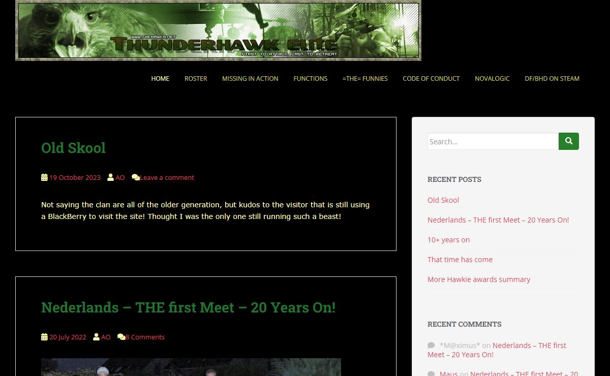 Thunderhawk Elite – The first to push in, the last to pull out