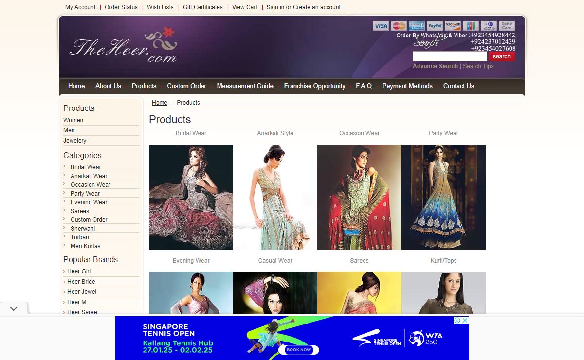 TheHeer.com Shalwar Kameez, Pakistani Wedding Lehenga, Indian Lenghas Choli Bridal Dresses,Pakistani dresses, fashion Shalwar kameez, Indian dresses. Online Pakistani/Indian fashion clothing store. Pakistani designer embroidered Shalwar Kameez dress, sherwani, Men's salwar Kameez dresses and lehenga.Big annual Sale Save up to 75% OFF