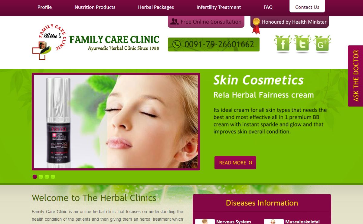 The Herbal Clinic:Herbal Remedies Providers, Herbal Treatment for Diseases