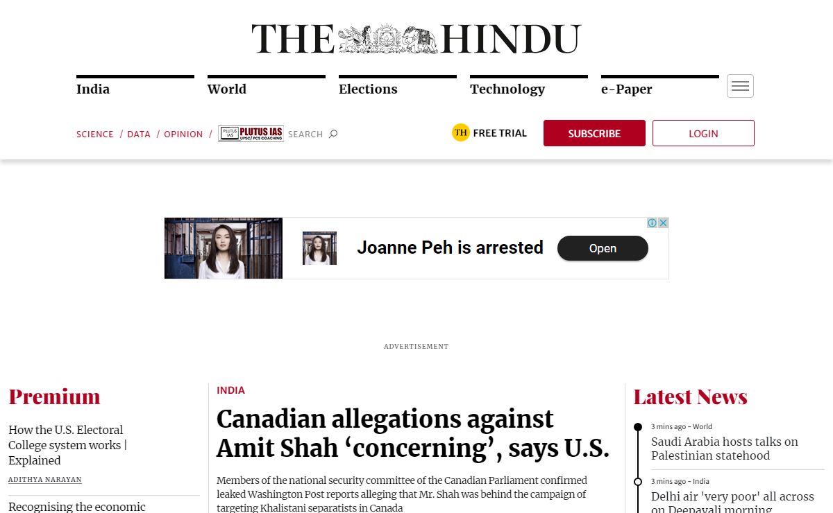 Breaking News Today, Top Headlines, Live Updates | The Hindu