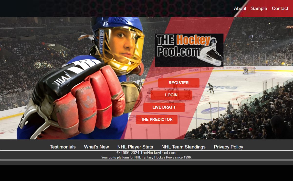 The Hockey Pool - Online NHL Fantasy Hockey Manager