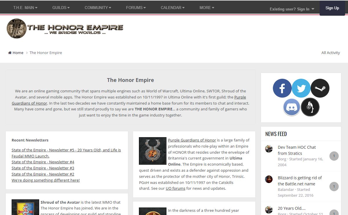 News - Honor Empire Community