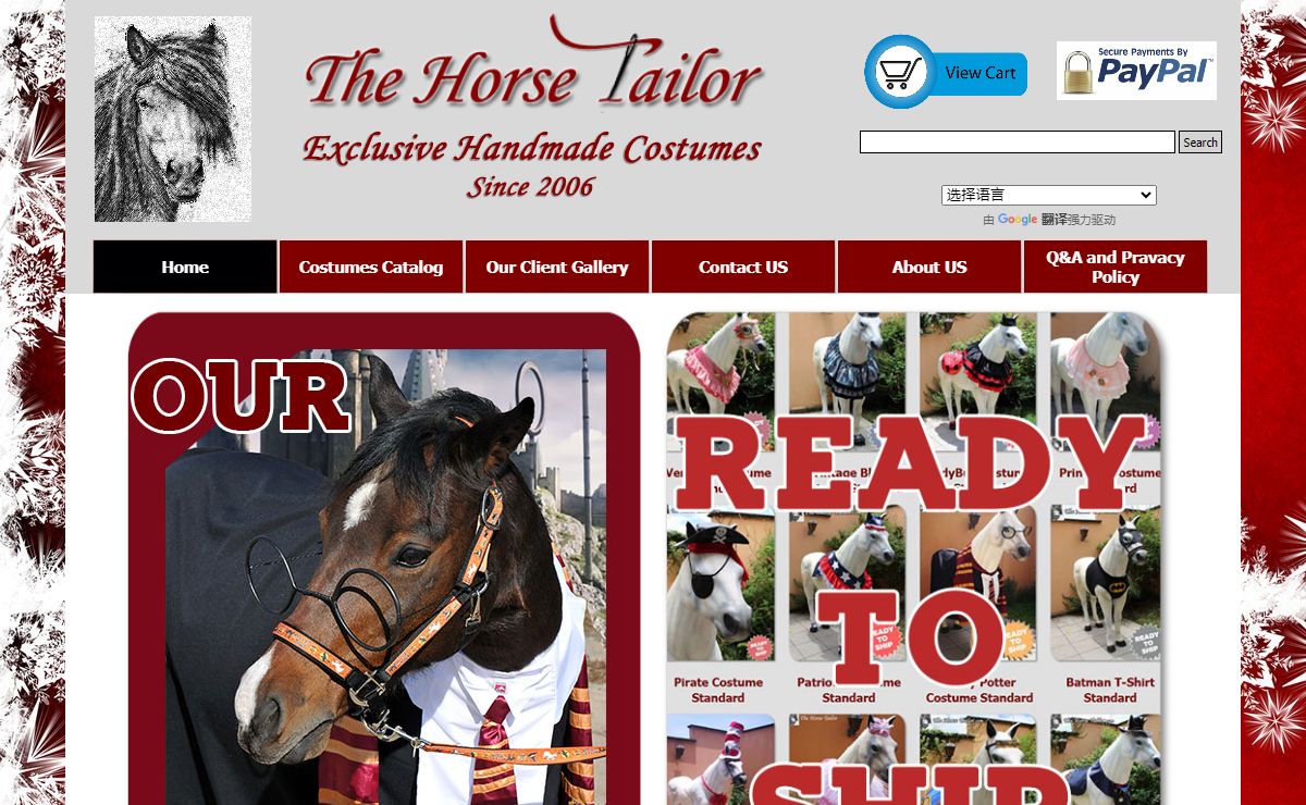 The Horse Tailor Home - The Horse Tailor