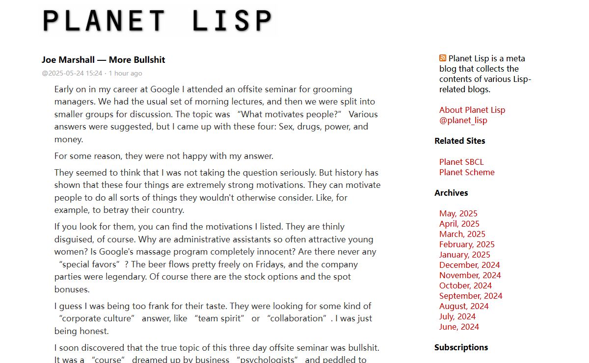 Planet Lisp