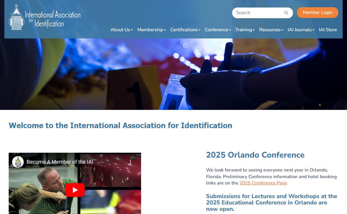 Home - International Association for Identification