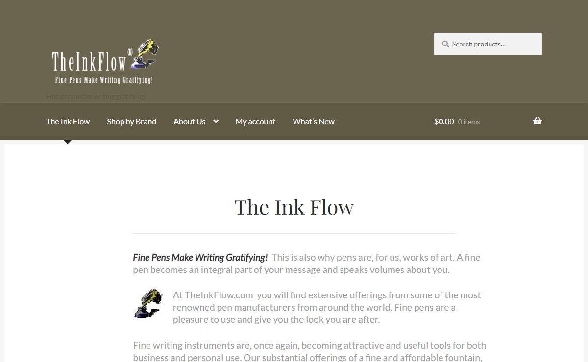 TheInkflow.com - Fine pens make writing gratifying!