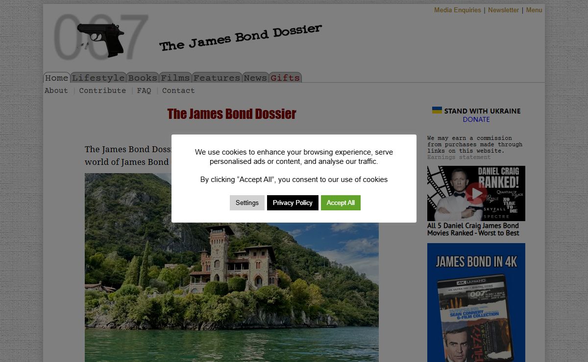 The James Bond Dossier: news & views on James Bond 007