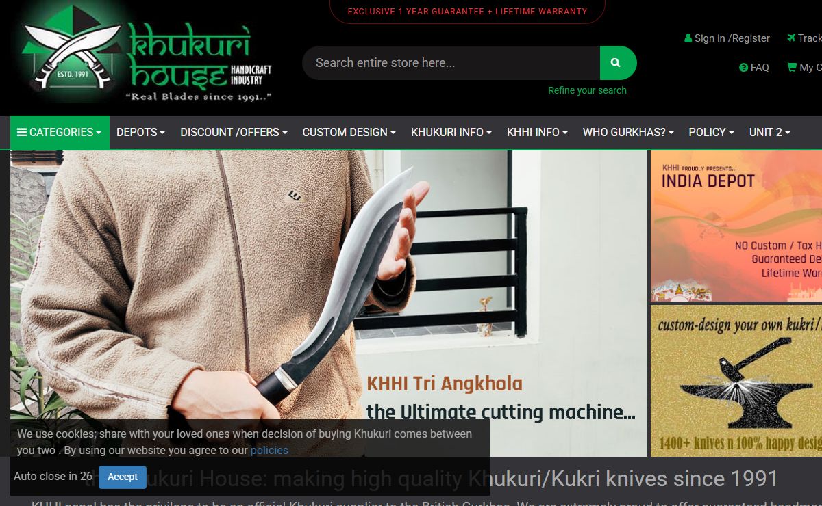 Khukuri House - Forging Gurkha Kukri Knife since 1991