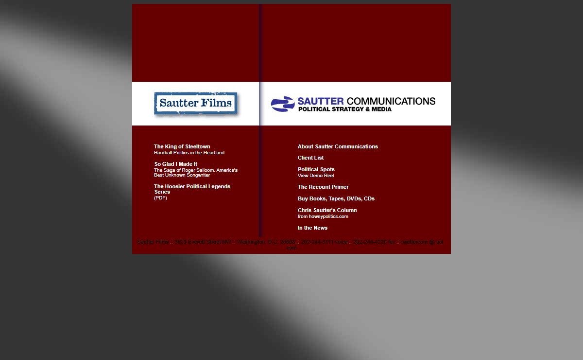 Sautter Films :: Sautter Communications