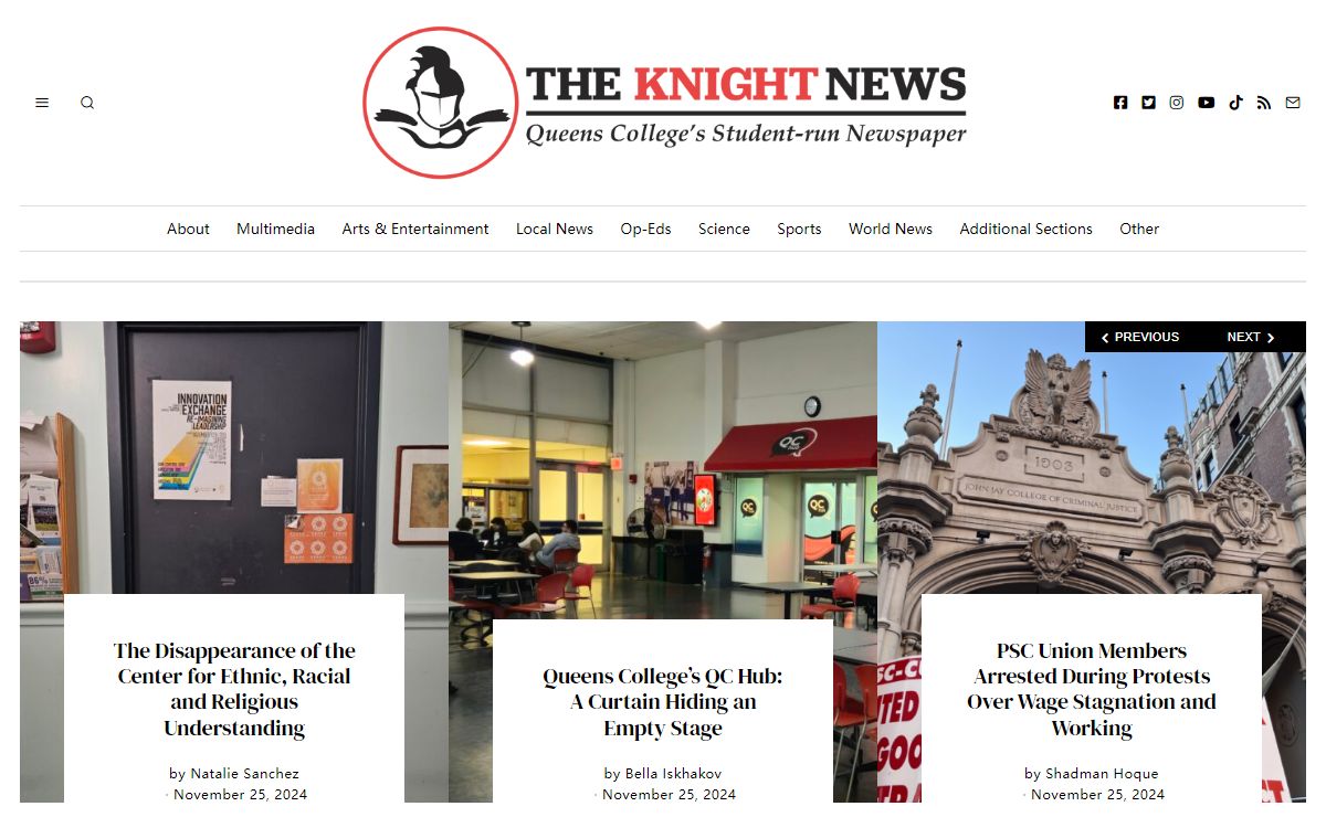 The Knight News – Queens College's Student-Run Newspaper