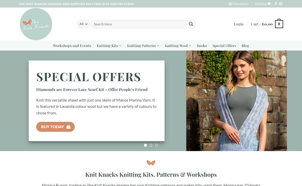 Knitting Kits, Patterns & Workshops | The Knit Knacks