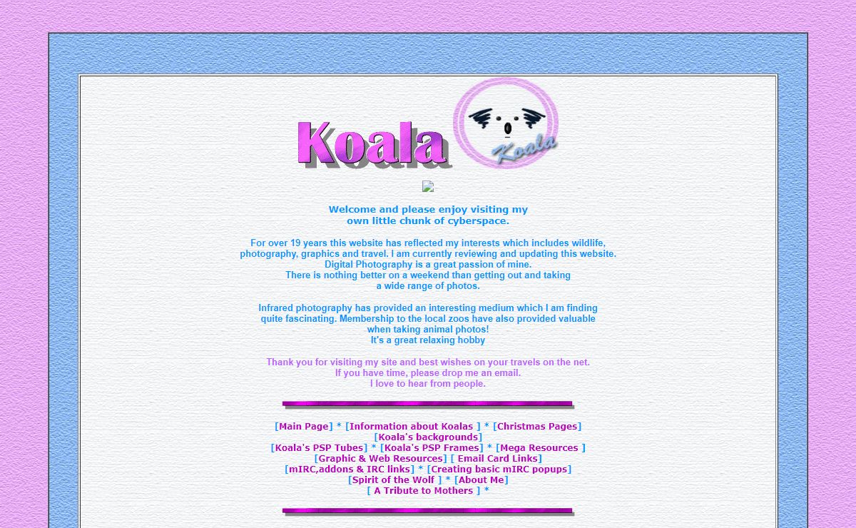 Koala's Pages
