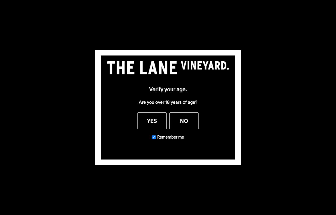 Age Verification - The Lane Vineyard